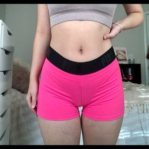 PINK neon spandex